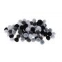 Pompony kreatywne Brewis 1cm Szare Mix, 100szt - 3